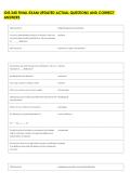 IDIS 240 FINAL EXAM UPDATED ACTUAL QUESTIONS AND CORRECT &NewLine;ANSWERS 