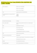 IDIS 240 Final Exam-Evan Vestal UPDATED ACTUAL QUESTIONS AND &NewLine;CORRECT ANSWERS 