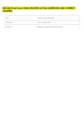 IDIS 240 Final Exam TAMU UPDATED ACTUAL QUESTIONS AND CORRECT &NewLine;ANSWERS