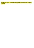 IDIS 240 Final Exam - Vestal UPDATED ACTUAL QUESTIONS AND CORRECT &NewLine;ANSWERS&NewLine;