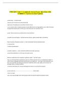 PNB 2265&colon; Unit 5 - Lymphatic System Exam -Questions with &NewLine;CORRECT Answers &lpar;Latest Update&rpar; 