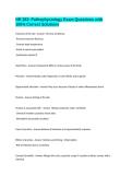 NR 283&colon; Pathophysiology Exam Questions with 100&percnt; Correct Solutions