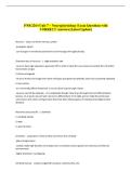 PNB 2264 Unit 7 &ndash; Neurophysiology Exam Questions with &NewLine;CORRECT Answers &lpar;Latest Update&rpar;