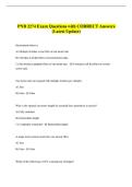 PNB 2274 Exam Questions with CORRECT Answers &NewLine;&lpar;Latest Update&rpar;