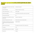 Micro Exam 2 - pt&period; 2 &lpar;ch&period; 11-14&rpar; ACTUAL UPDATED QUESTIONS AND CORRECT &NewLine;ANSWERS 