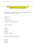 PNB 2265 Lab&colon; Practical 1 Exam &ndash;Questions with &NewLine;CORRECT Answers &lpar;Latest Update&rpar;