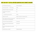 HPEX 350 TEST 1 ACTUAL UPDATED QUESTIONS AND CORRECT ANSWERS 