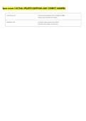 hpex exam 3 ACTUAL UPDATED QUESTIONS AND CORRECT ANSWERS 