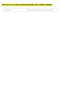 HPEX 353 test 3 ACTUAL UPDATED QUESTIONS AND CORRECT ANSWERS 