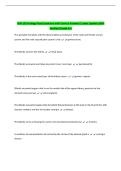 SUR 103 Urology Test Questions with Correct Answers&vert; Latest Update 100&percnt; &NewLine;Verified &lpar;Grade A&plus;&rpar; 