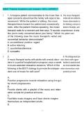 CBMT Practice Questions and Answers 100&percnt; CORRECT 