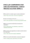 ETHICS LLQP COMPREHENSIVE STUDY&NewLine;GUIDE 2026 PROFESSIONAL CONDUCT&NewLine;PRINCIPLES SOLUTIONS VERIFIED A&plus;