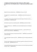 VA Registered Technician Exam Study Guide Newest 2026 Complete Questions And Correct Detailed Answers &lpar;Verified Answers&rpar;&vert;Already Graded A&plus;&NewLine;