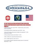 U1 UST INSTALLATION RETROFITTING UPDATED EXAM COMPREHENSIVE QUESTIONS AND ANSWERS SURE A&period;pdf&NewLine;&NewLine;
