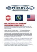 BMAL 590 UPDATED 2026 EXAM PAPER QUESTIONS AND ANSWERS SURE A&period;pdf