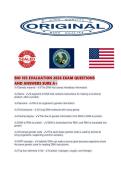 BIO 103 EVALUATION 2026 EXAM QUESTIONS AND ANSWERS SURE A&period;pdf