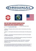 BIO 103 FINAL REVIEW EXAMS ACTUAL QUESTIONS AND ANSWERS SURE A&period;pdf&NewLine;&NewLine;1&period; Document information
