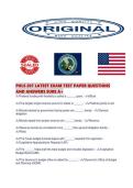 POLS 207 LATEST EXAM TEST PAPER QUESTIONS AND ANSWERS SURE A&period;pdf