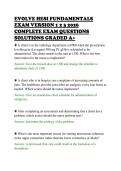 EVOLVE HESI FUNDAMENTALS&NewLine;EXAM VERSION 1 2 3 2026&NewLine;COMPLETE EXAM QUESTIONS&NewLine;SOLUTIONS GRADED A&plus;