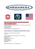 POLS 207 EXAM 1 REVIEW UPDATED QUESTIONS AND ANSWERS SURE A&period;pdf