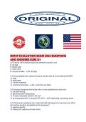 NRFSP EVALUATION EXAM 2026 QUESTIONS AND ANSWERS SURE A&period;pdf