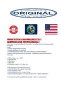 NRFSP ACTUAL COMPREHENSIVE TEST QUESTIONS AND ANSWERS SURE A&period;pdf