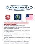 CSCS UPDATED EXAMS TEST PAPER QUESTIONS AND ANSWERS SURE A&period;pdf