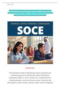 State Officer Certification Examination &lpar;SOCE&rpar; &ndash; Criminal Justice Training Commission &lpar;Florida&rpar; &ndash; 2026 &ndash; Complete Practice Questions&comma; Legal Concepts&comma; and Law Enforcement Study Guide