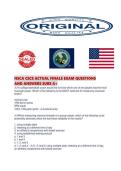 NSCA CSCS ACTUAL FINALS EXAM QUESTIONS AND ANSWERS SURE A&period;pdf