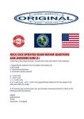 NSCA CSCS UPDATED EXAM REVIEW QUESTIONS AND ANSWERS SURE A&period;pdf
