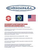 CJIS SECURITY LATEST EXAM TEST PAPER QUESTIONS AND ANSWERS SURE A&period;pdf