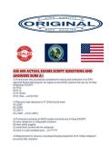 ASE 609 ACTUAL EXAMS SCRIPT QUESTIONS AND ANSWERS SURE A&period;pdf