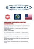 ASE 609 MAIN 2026 EXAM QUESTIONS AND ANSWERS SURE A&period;pdf