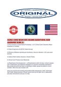 ACMA CORE MAIN EOC EXAMS QUESTIONS AND ANSWERS SURE A&period;pdf