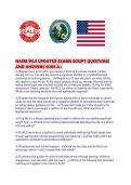 NASM WLS UPDATED EXAMS SCRIPT QUESTIONS AND ANSWERS SURE A&period;pdf