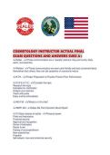 COSMETOLOGY INSTRUCTOR ACTUAL FINAL EXAM QUESTIONS AND ANSWERS SURE A&period;pdf