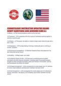 COSMETOLOGY INSTRUCTOR UPDATED EXAMS SCRIPT QUESTIONS AND ANSWERS SURE A&period;pdf