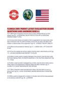 FLORIDA DMV PERMIT LATEST EVALUATION EXAMS QUESTIONS AND ANSWERS SURE A&period;pdf