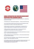 AERIAL APPARATUS CDC UPDATED EXAM SCRIPT QUESTIONS AND ANSWERS SURE A&period;pdf
