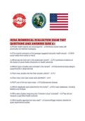 HOSA BIOMEDICAL EVALUATION EXAM TEST QUESTIONS AND ANSWERS SURE A&period;pdf