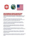 HOSA BIOMEDICAL DEBATE UPDATED FINAL EXAM QUESTIONS AND ANSWERS SURE A&period;pdf