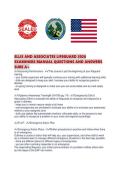 ELLIS AND ASSOCIATES LIFEGUARD 2026 EXAMINERS MANUAL QUESTIONS AND ANSWERS