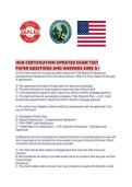 HUD CERTIFICATION UPDATED EXAM TEST PAPER QUESTIONS AND ANSWERS SURE A&period;pdf