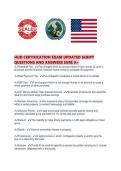 HUD CERTIFICATION EXAM UPDATED SCRIPT QUESTIONS AND ANSWERS SURE A&period;pdf