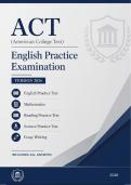 ACT Practice Test - College Entry Prep - New 2026 - ACT Practice Questions with Answers and Explanations
