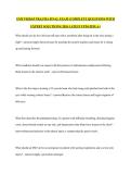 EMT FISDAP TRAUMA FINAL EXAM &vert;COMPLETE QUESTIONS WITH EXPERT SOLUTIONS&vert; 2026 LATEST UPDATED&vert; A&plus;