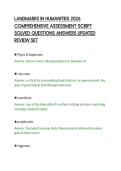 LANDMARKS IN HUMANITIES 2026&NewLine;COMPREHENSIVE ASSESSMENT SCRIPT&NewLine;SOLVED QUESTIONS ANSWERS UPDATED&NewLine;REVIEW SET