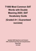 1000 Most Common SAT Words with Double Meaning 2026 &vert; SAT Vocabulary Guide