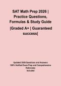 SAT Math Prep 2026 &vert; Practice Questions&comma; Formulas & Study Guide