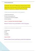 Prenatal Care and Pregnancy Assessment Exam &NewLine;Questions And Answers With Verified Rationales &NewLine;2026&sol;27 Qs & Ans &vert; Digital Pdf Download 